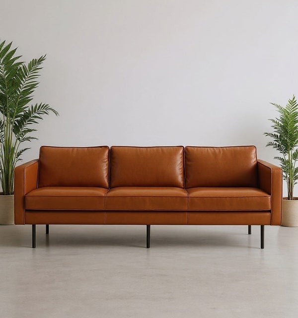 Weilai Concept Barbican Two Seater, Three Seater Sofa, Real Leather