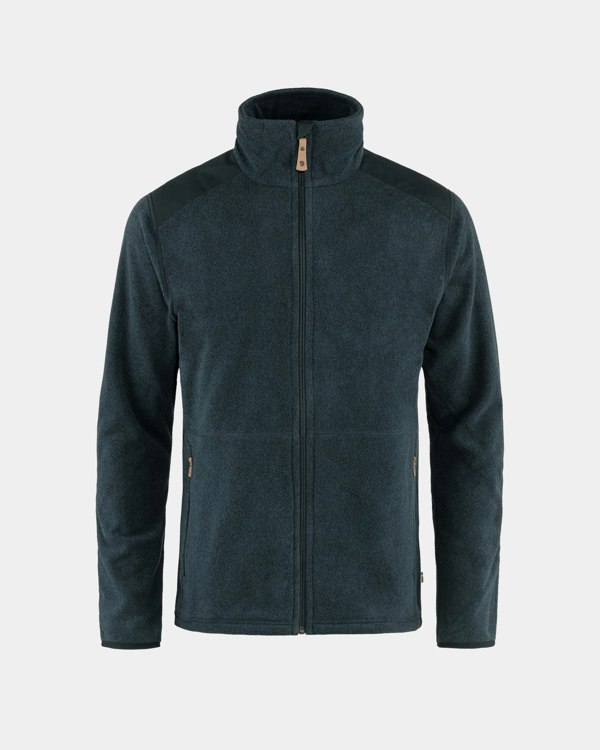 Fjallraven Sten Mens Fleece - Dark Navy 555