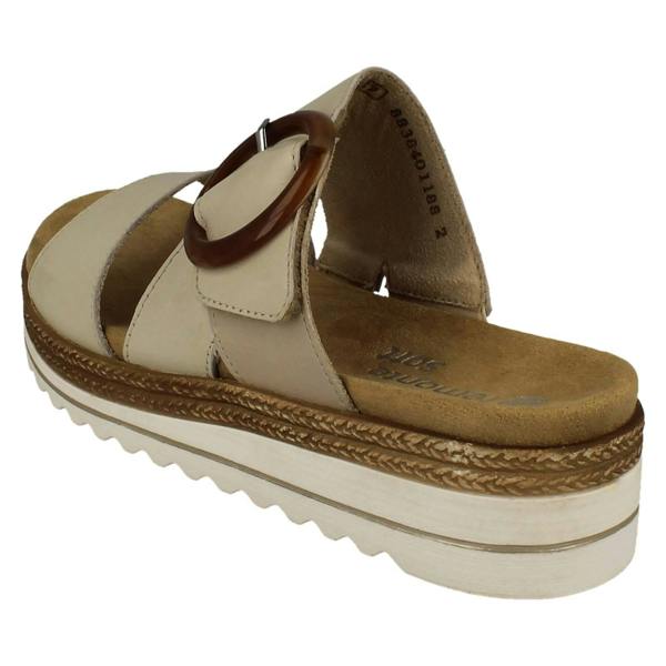 Remonte Ladies Remonte Wedge Sole Mule Sandals D0Q51