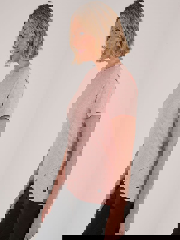 PennyPlain Athleisure Crossover Flow Top - Dusk