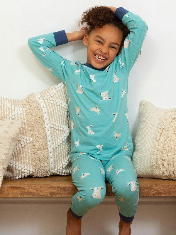 Kite Girls Organic Hare Hug Pyjamas