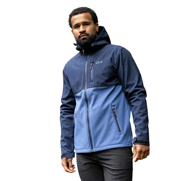 Trespass Mens Flanagan DLX Soft Shell Jacket - Navy - 