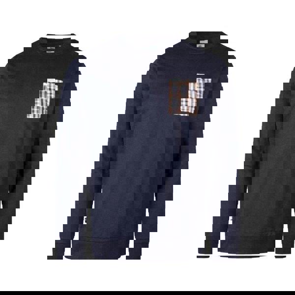 Aquascutum Unisex Adult Active Iconic Pocket Sweatshirt - Navy