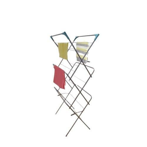 SupaHome Heavy Duty 3 Tier Indoor/Outdoor Clothes Airer - Silver