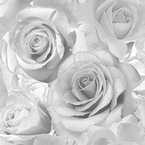 Madison Glitter Silver Wallpaper image 3