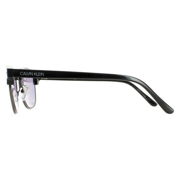 Calvin Klein Sunglasses CK20314S 001 Shiny Black Solid Smoke