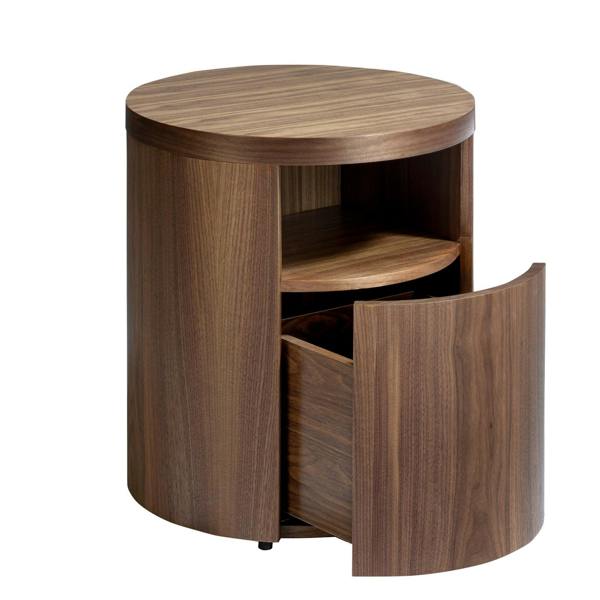 Angel Cerdá Bedside table walnut 7051