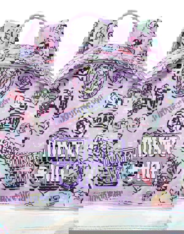 Monster High Unisex Kids Purple Holographic Pocket Backpack (One Size)