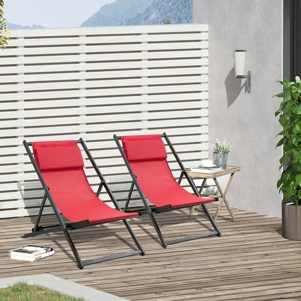 Outdoor Lounge Chair Set