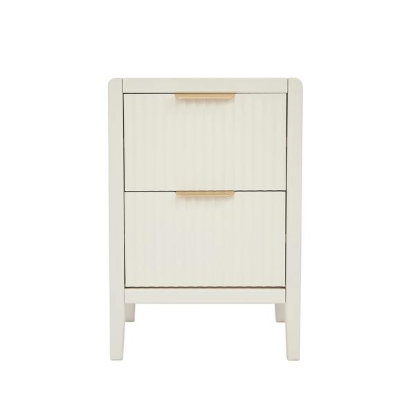 Cabinet Bits Castel 2 Drawer  Bedside Table