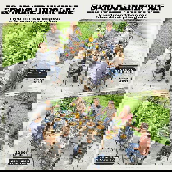 Extendable Outdoor Dining Table