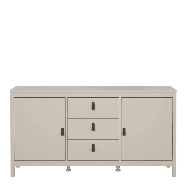 Wyld Haus Wildberry Cashmere Wooden Sideboard 2 Doors 3 Drawers