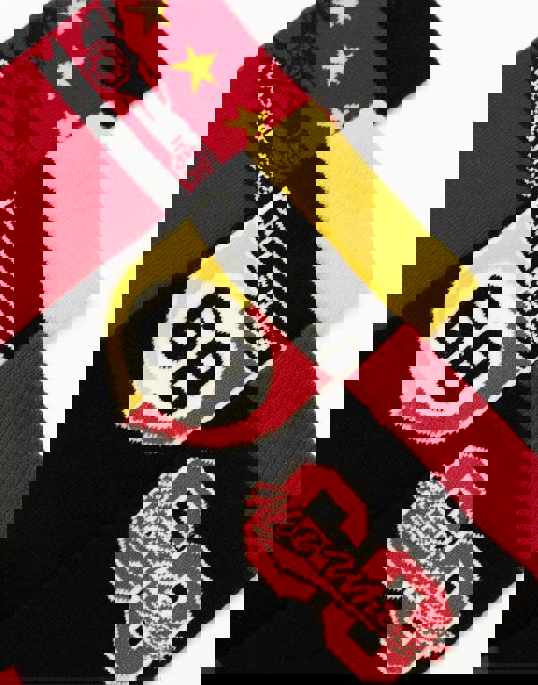 Hot Wheels Mens Multicoloured Checkerboard and Flames Calf Socks Set of 5