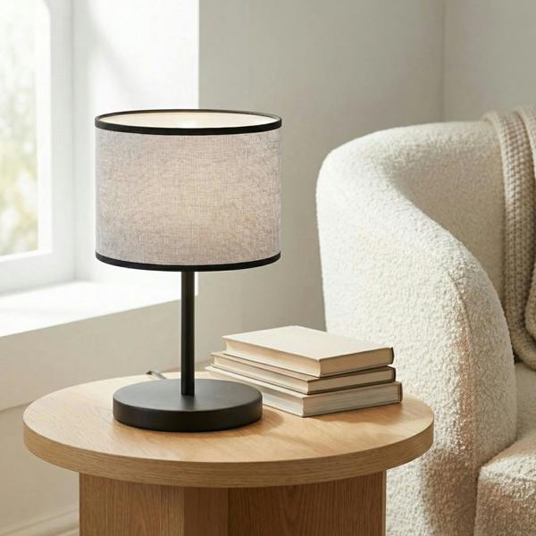 Emibig ECO Table Lamp 1 x E27 Grey / Black
