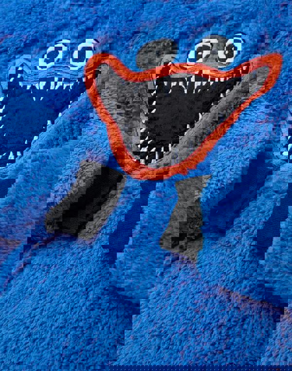 Poppy's Playtime Boys Blue Character Embroidery Blanket Hoodie (One Size)