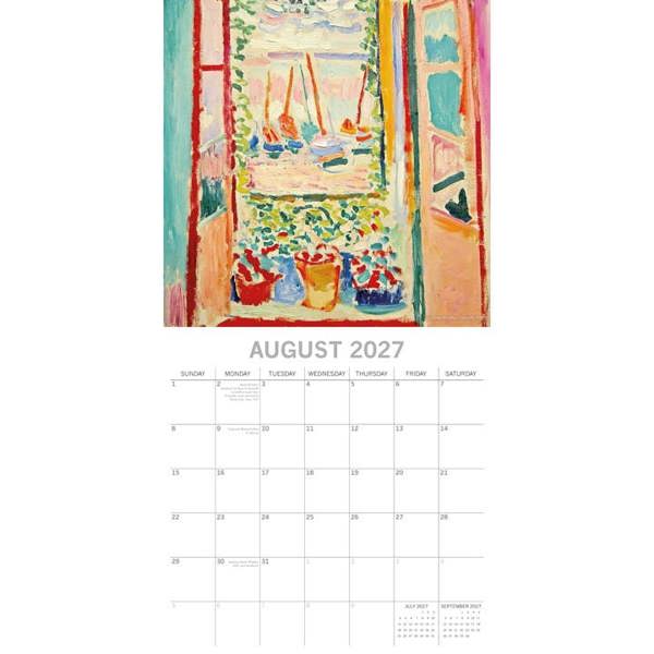 Matisse Calendar 2027, Wall Calendars, Month To View, Art, Gift