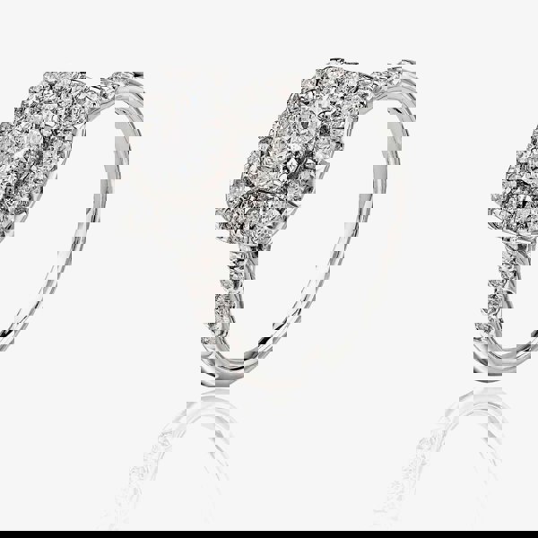 T. H. Baker 18ct White Gold 2.00ct Diamond Cluster Ring TH011628R