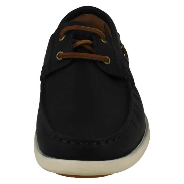 Clarks Mens Clarks Unstructured Lace Up Deck Shoes Ferius Coast