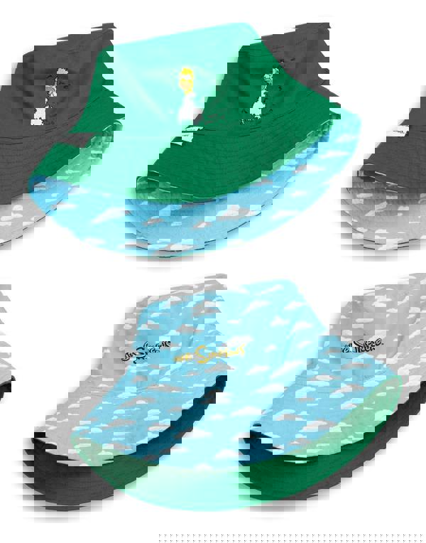 The Simpsons Mens Multicoloured Reversible Homer Bucket Hat (One Size)