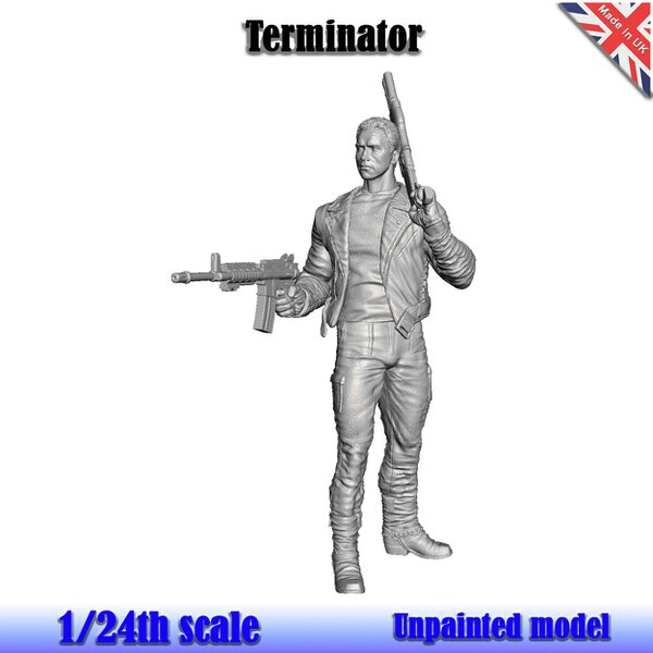 MCSlots Terminator Unpainted Figure 1:24 Scale Wasp Term 24