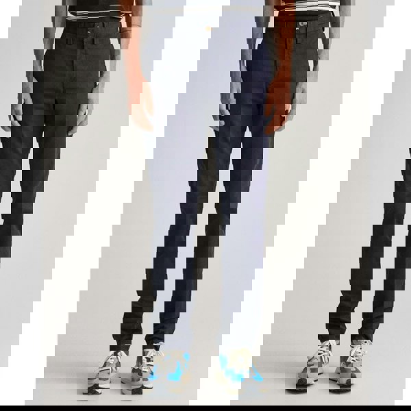 GANT Mens Slim Fit Twill Chinos - 410 Marine