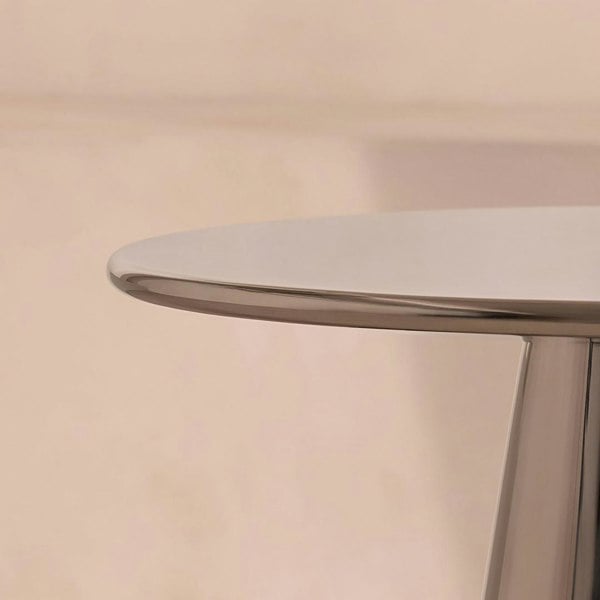 Rit Concept Ghosh Side Table, Stainless Steel