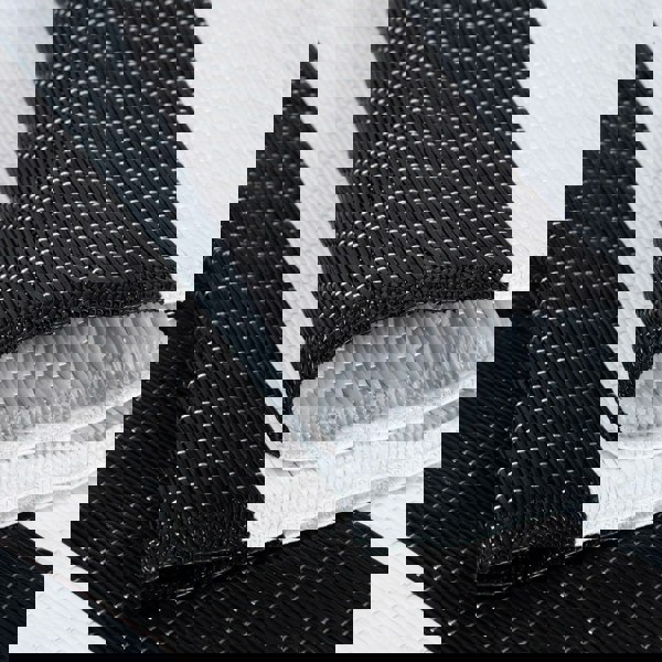 Rainbow Outdoor Rug | Black & White Geometric | The Rugs