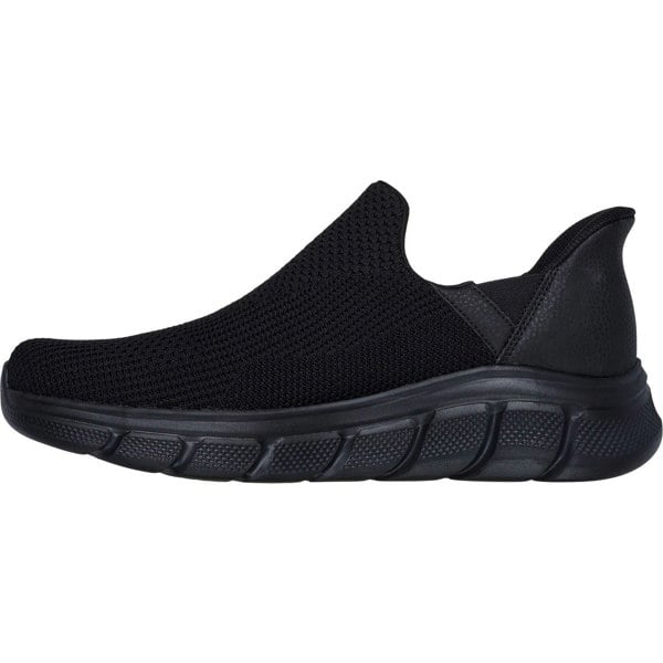 Skechers BOBS Sport B Flex Resilient Textile Men's Black Trainers