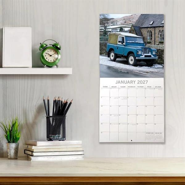 Land Rover Calendar 2027, Wall Calendars, Month To View, Transport, Gift