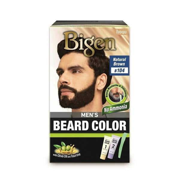 Bigen Men's Beard Colour Natural Brown B104