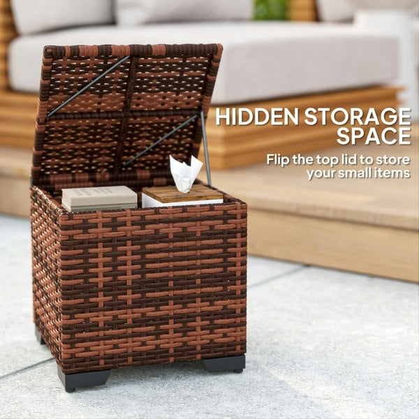 Rattan Ottoman