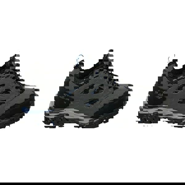 Regatta Mens Holcombe IEP Low Hiking Boots - Granite/Dark Denim - 