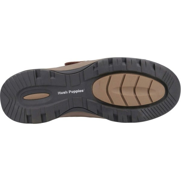 Hush Puppies Casper Touch Fastening Men's Shoes in Tan Nubuck