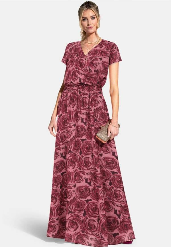 HotSquash Chiffon Maxi Dress