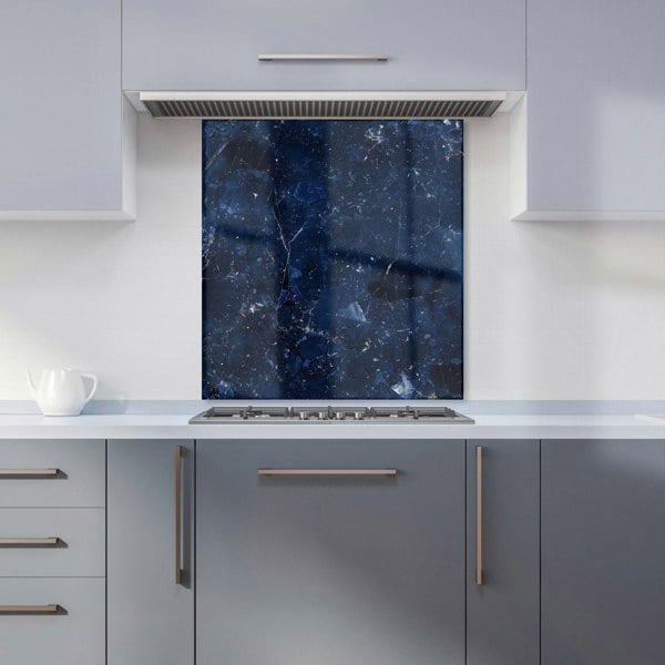 Warren Reed - Designer Ocean Blue Quartz Effect Kitchen Splashback