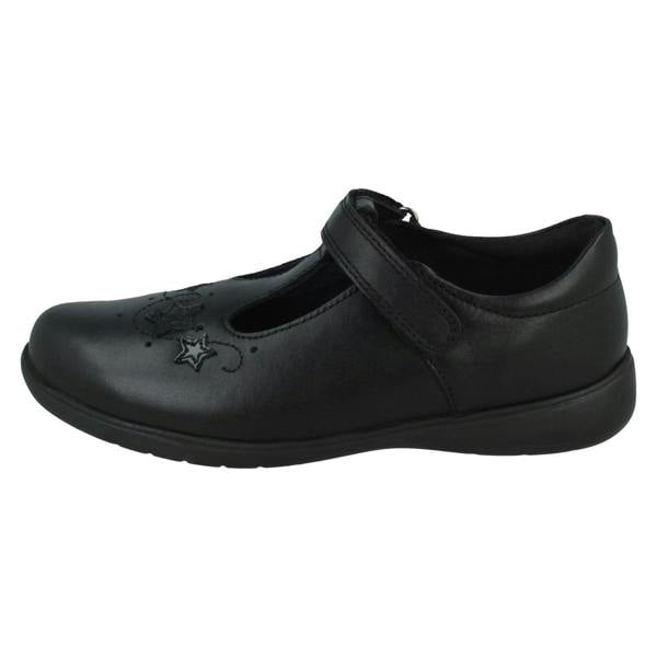 Start-rite Girls Startrite T-Bar School Shoes Star Jump