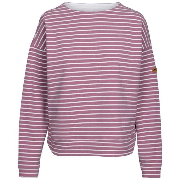 Trespass Womens/Ladies Soothing Striped Marl Top - Light Mulberry - 