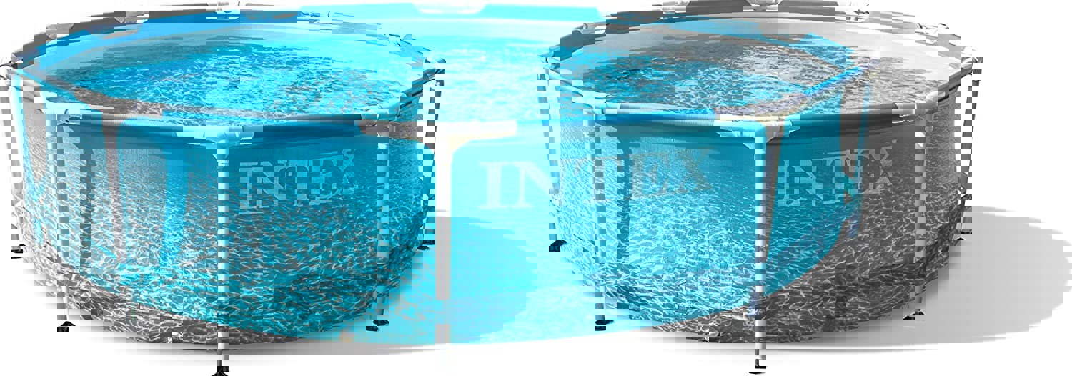 Intex Beachside Frame Pool With Pump 305 x 76 cm