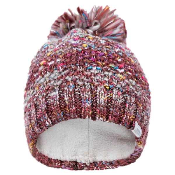 Trespass Womens/Ladies Zabella Knitted Beanie - Dark Cherry - 
