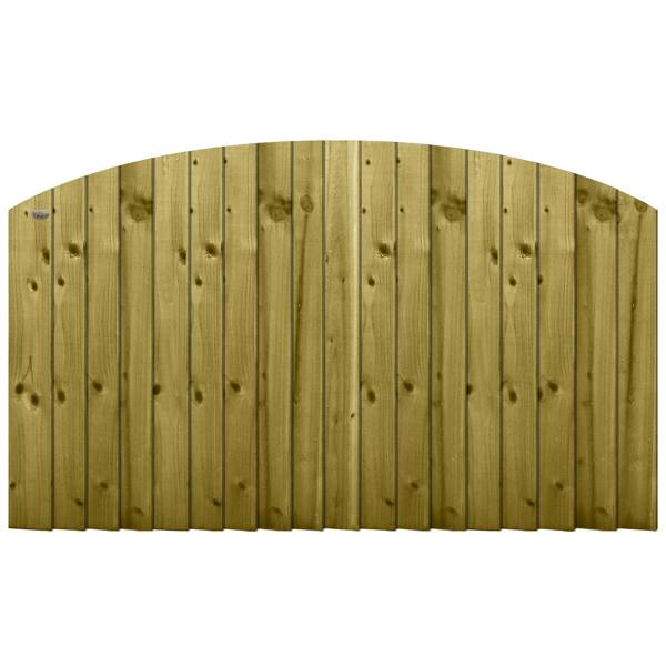 3 pack fence panel dome top feather edge fully framed [w.6ft x h.3ft] to shoulder 1