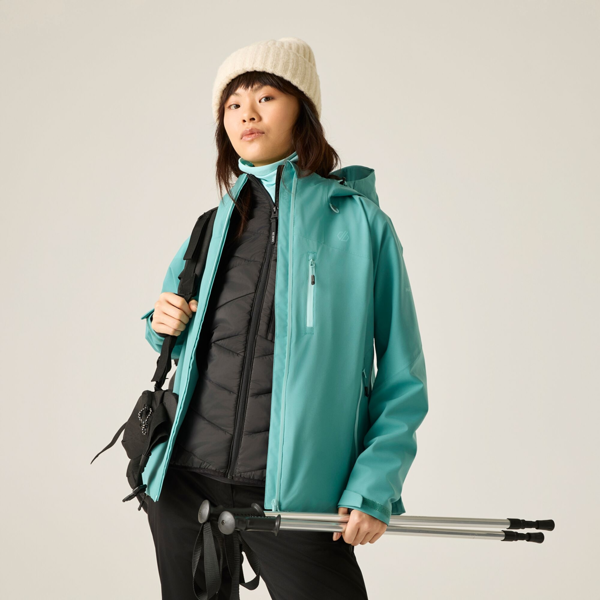 Dare 2B Womens Torrek III Logo Jacket - Teal/Water Ballet