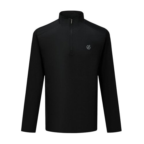 Dare 2B Mens Power Up IV Jersey - Black - Black - 90% Recycled Polyester/10% Elastane