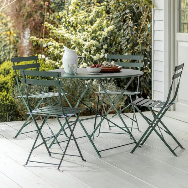 Large Bistro Table And Chair Set - alternative angle