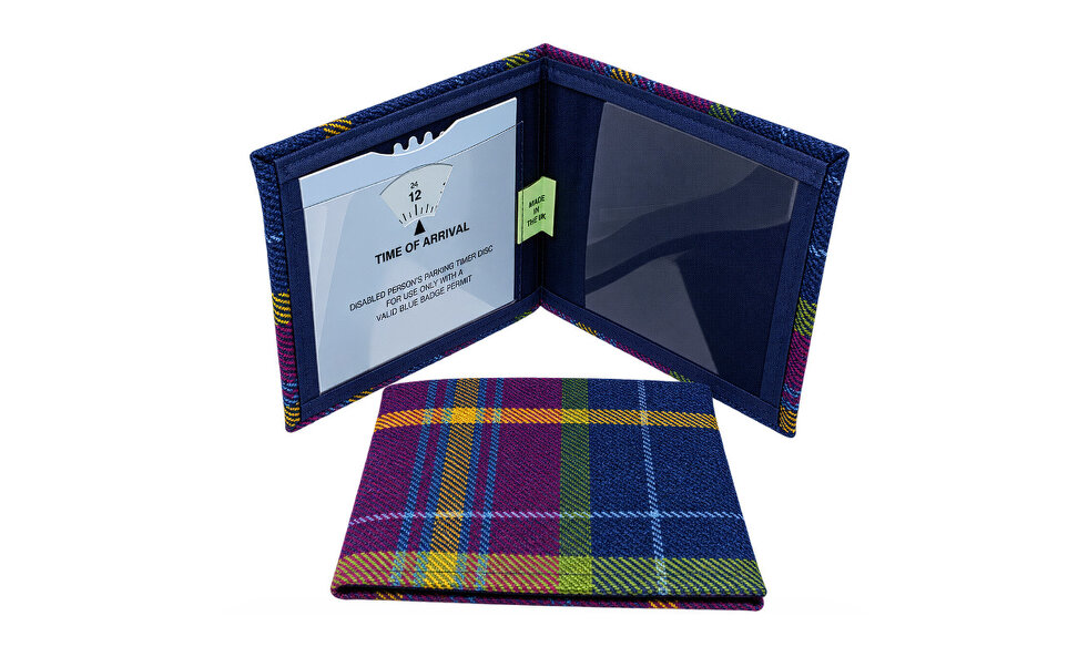 Made in the Mill Blue Badge Permit Holder - Shiba Tweed