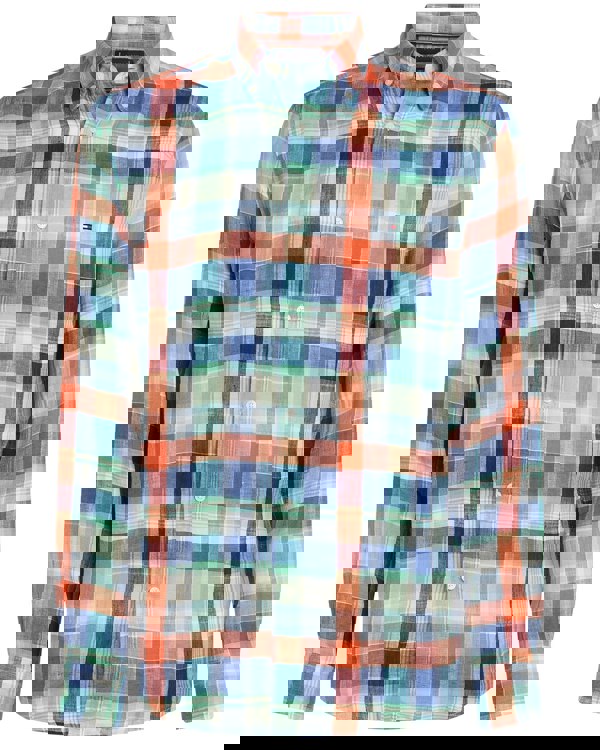 Tommy Hilfiger Tommy Hilfiger Linen Summer Madras Mens Shirt