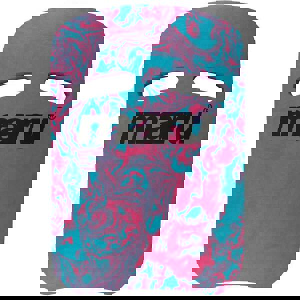 Maru Swirl Two Grip fitness kickboard in blue pink swirls