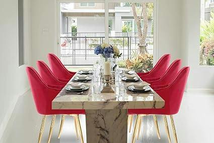 HYGRAD BUILT TO SURVIVE Velvet Dining Chair, Single – 7 Colours | HYGRAD®