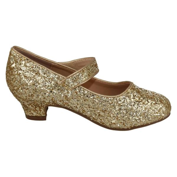 Spot On Girls Spot On kitten Heel Ankle Strap Party Shoes H3089