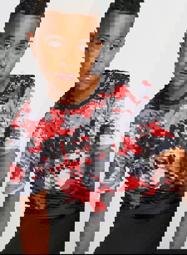 Beat Boyz Club Boys Streetwear Shredder Black Camo Graphic T Shirt