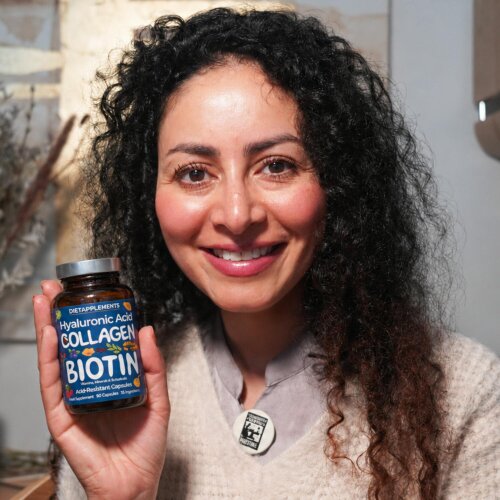 Dietapplements Marine Collagen, Hyaluronic Acid, Biotin, Vitamins, Minerals & Superfood - 35 Ingredients